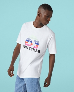 Camisetas Converse Planet Set Para Hombre - Blancas | Spain-8695